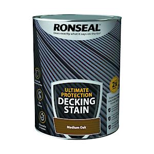 UL DECK STAIN MEDIUM OAK 5L