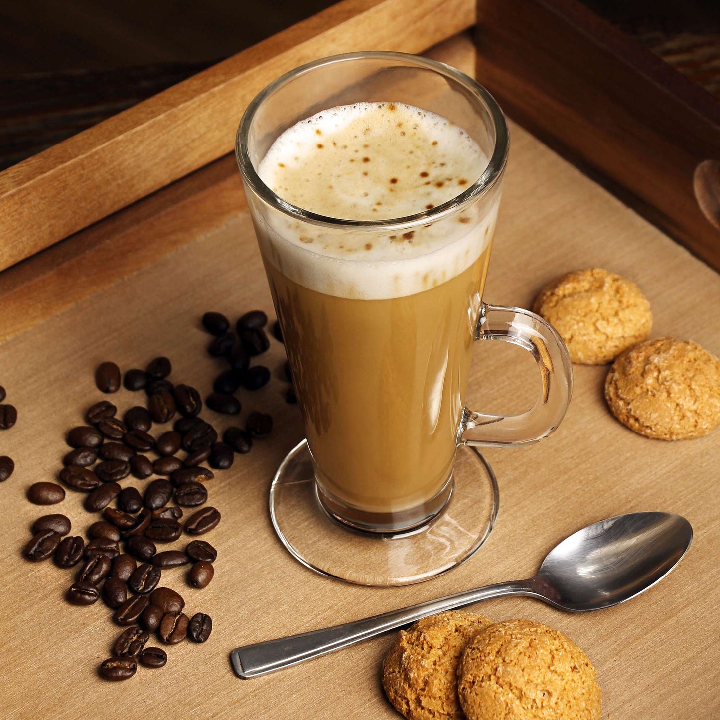 Ravenhead Entertain Latte / Hot Chocolate Mugs 26cl/9oz | 8 Pack Bundle