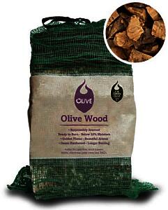Green Olive Firewood Olive Hardwood Logs | 7.5kg Net | 20 Litre Pack