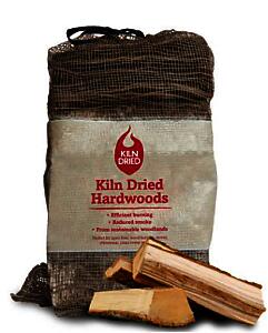 Green Olive British Kiln Dried Firewood Logs Net Bag 18L