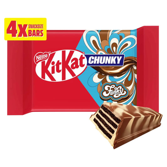 KitKat Chunky Funky Chocolate Bar 4 x 32g