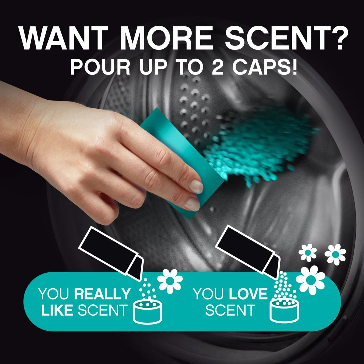 Lenor Scent Booster Beads | Fresh Fragrance | 3 x 155g