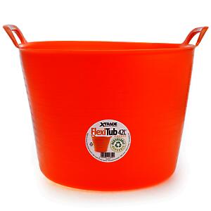 100% Recyc Flexi-Tub 42L Orange