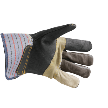 Kingfisher Men's Heavy Duty Leather Palm Rigger Gloves - Multi-Colour - 2 Pair