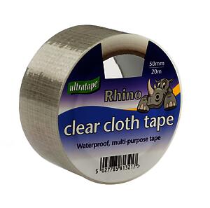 Rhino Cloth Tape Clear 48Mm X20M