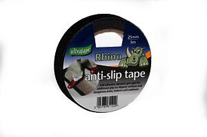 Rhino Black Non Slip Tape 25Mmx5M