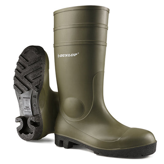 Dunlop Protomaster Full Safety Green Size 6.5 Boots