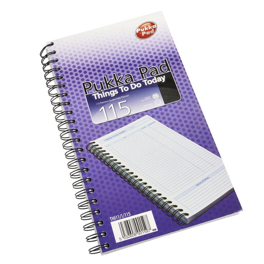 Pukka Pads Things To Do Today Pad 80gsm 115 Sheets