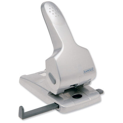 Rapesco Zero-65 Heavy Duty Hole Punch Capacity 65 Sheets Silver 0732