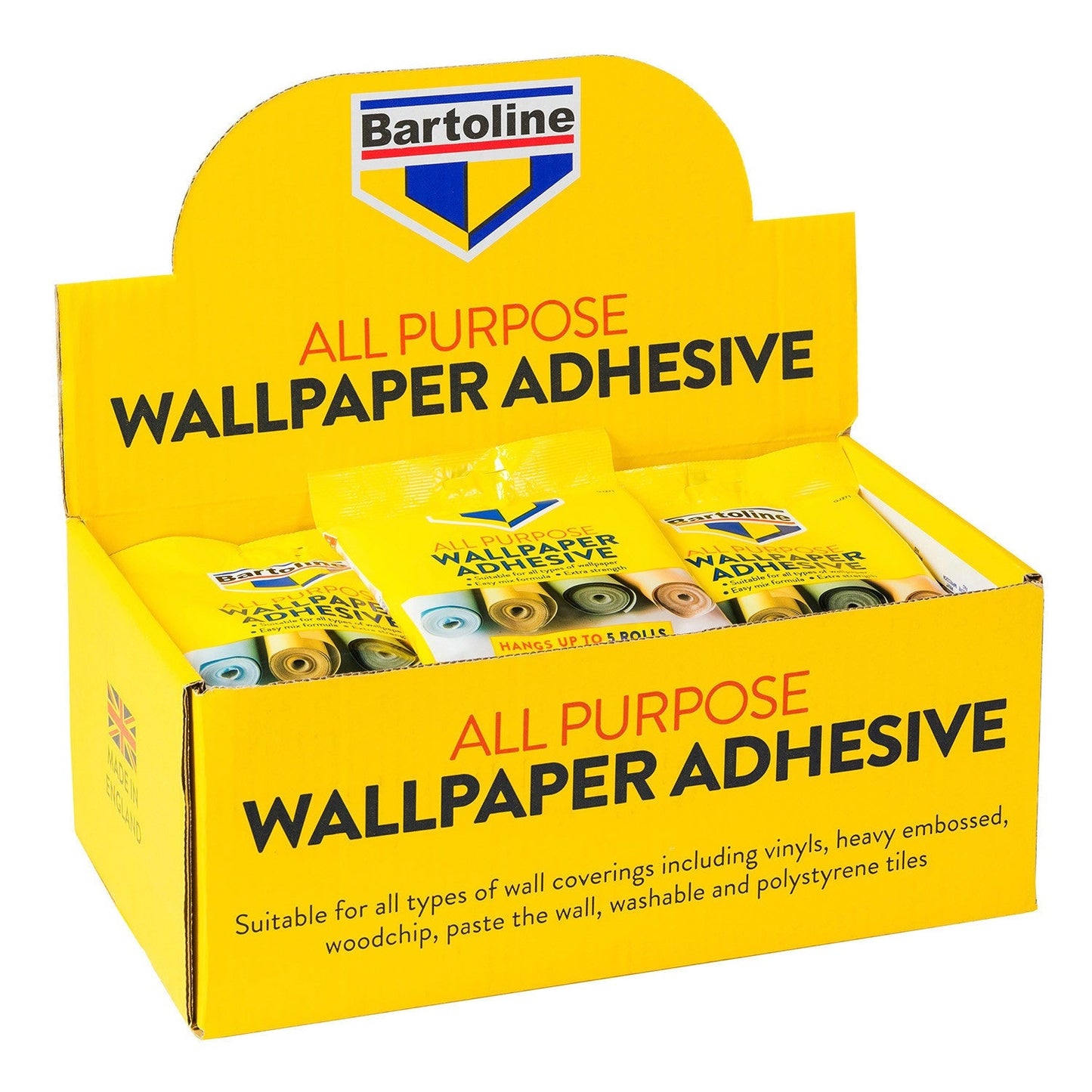 Bartoline Easipaste® Ready Mixed Wallpaper Adhesive | 1 x 5 Rolls