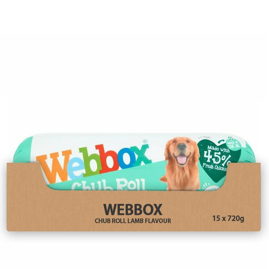 Webbox Dog Food Chub Roll Duck 15 x 720g