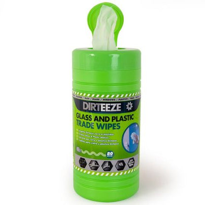 Dirteeze Glass & Plastic Trade Wipes 80's