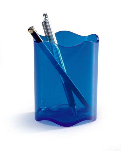 Durable Vivid Trend Pen Pot Plastic Blue - 1701235540
