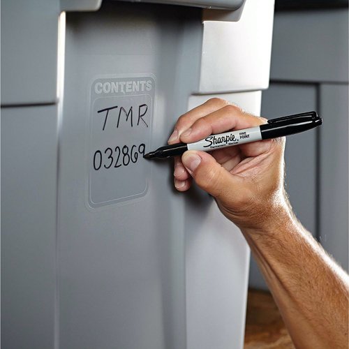 Sharpie 08 Permanent Marker Fine Tip Black (Pack of 12) 1985857