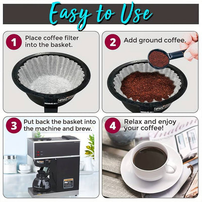 Belgravia White 3 Pint Pour & Serve Coffee Machine Filter Papers Bravilor (500s)