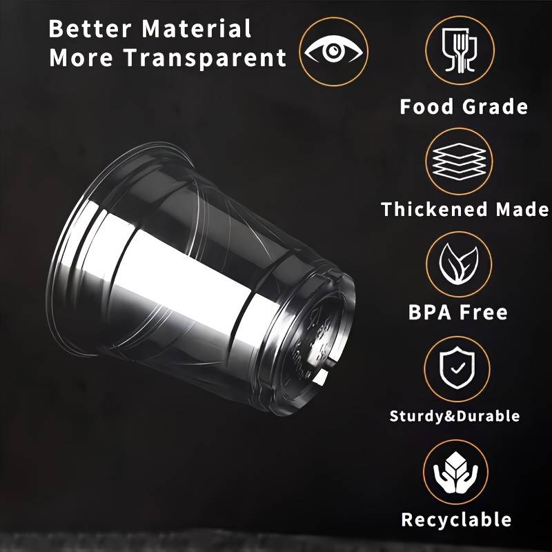 Belgravia Disposables 10oz Plastic Smoothie Cups 20's