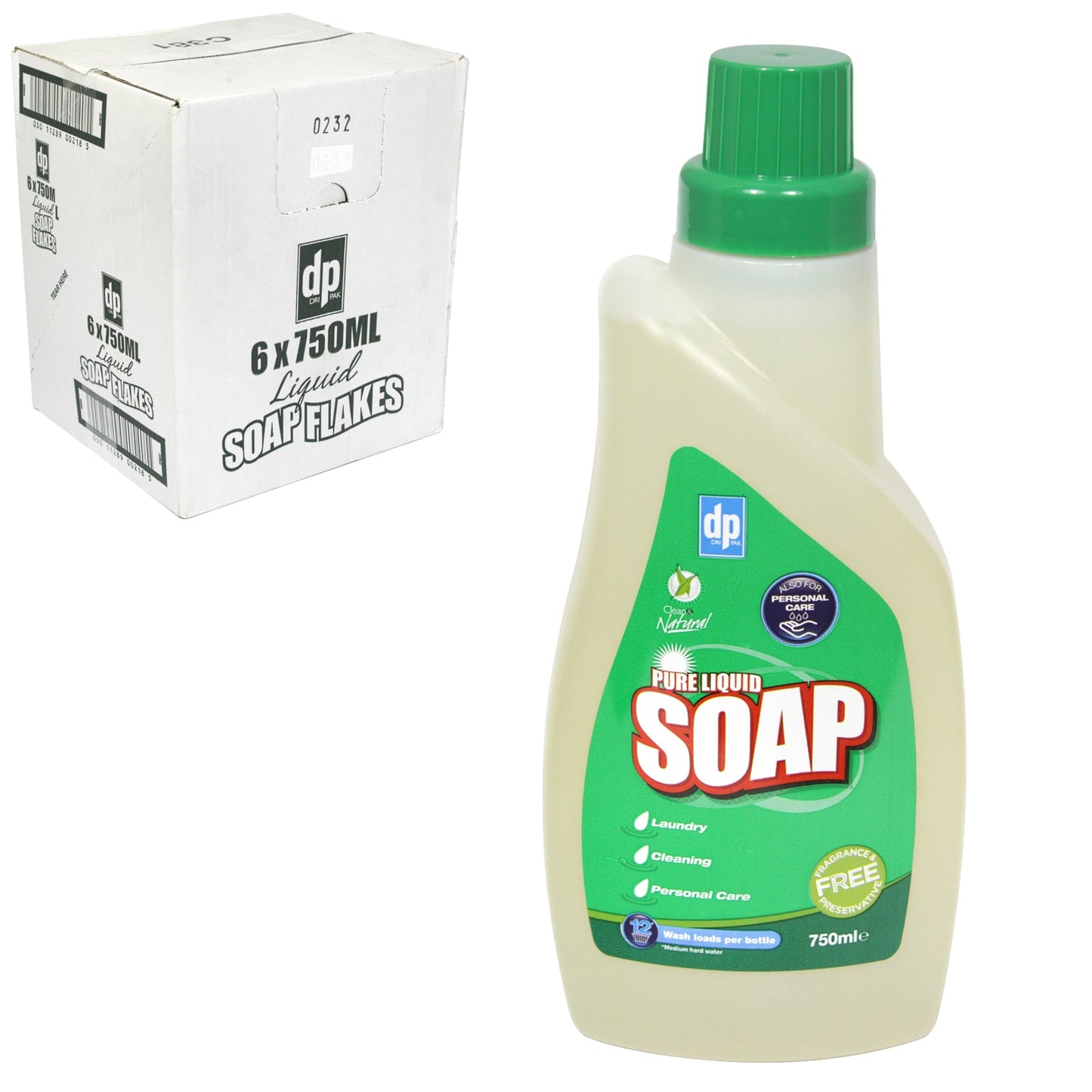 Dri-Pak Liquid Soap Flakes 750ml