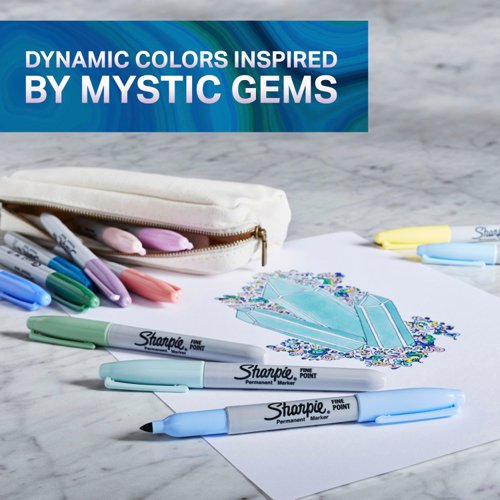 Sharpie Permanent Marker Mystic Gems (Pack of 5) 2157670