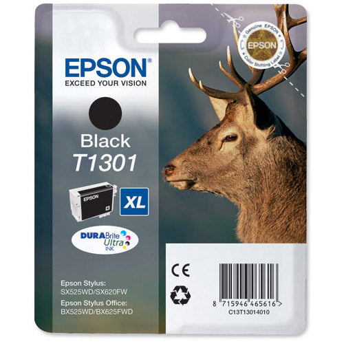 Epson Black Inkjet Cartridge (T1301)