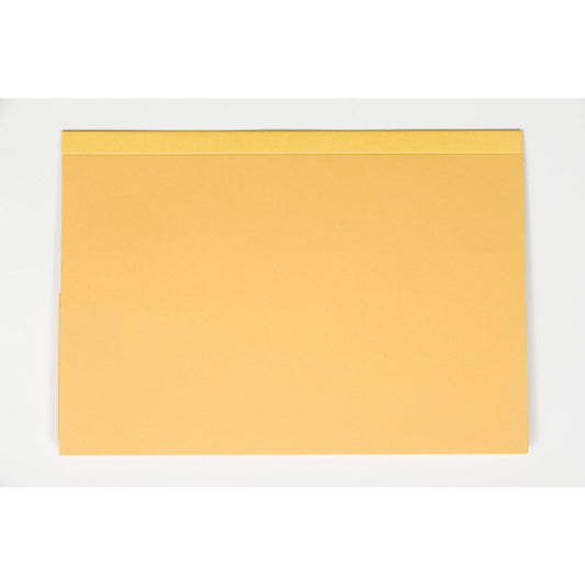 Guildhall Double Pocket Legal Wallet Manilla Foolscap 315gsm Yellow (Pack 25) - 218-YLWZ