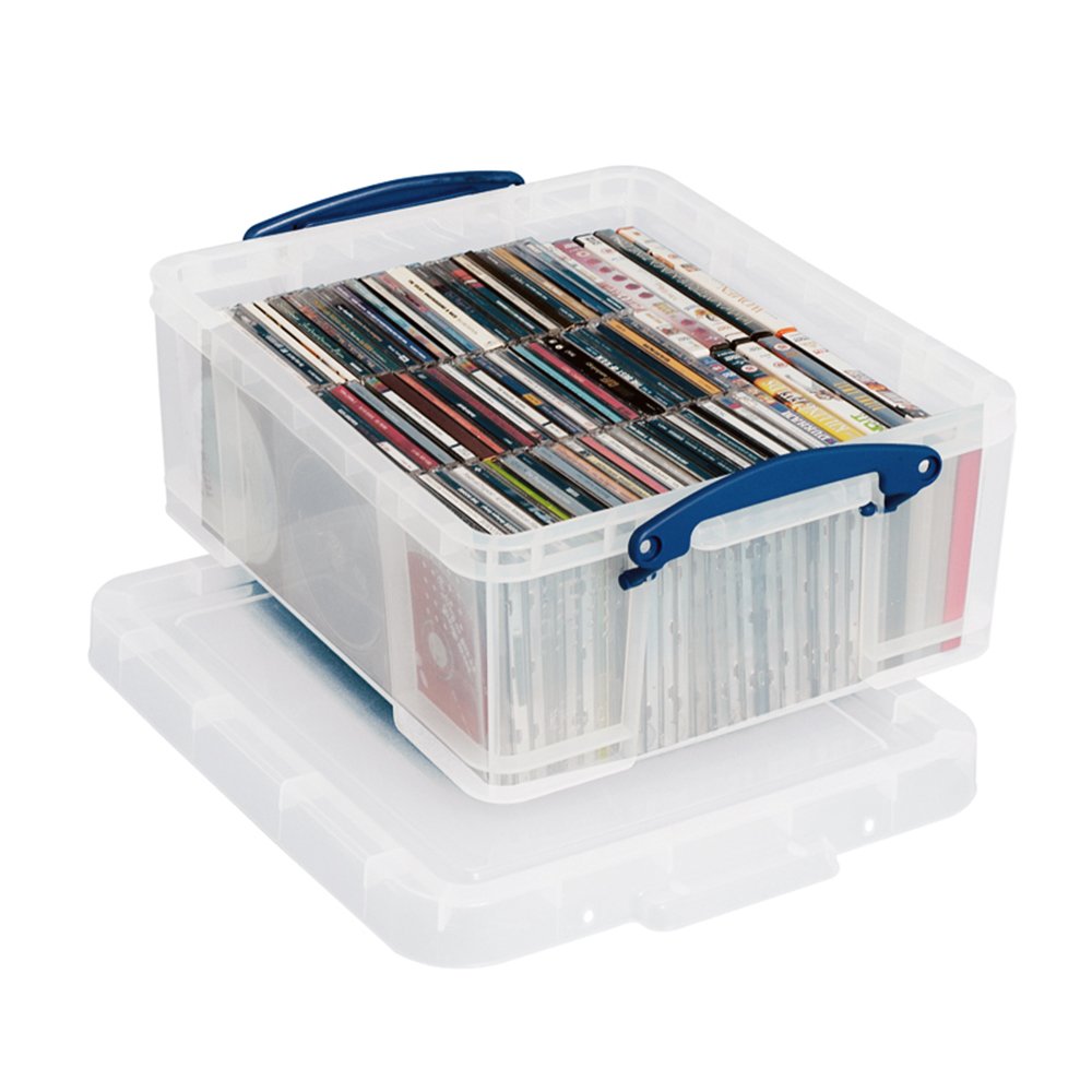Really Useful Clear Plastic Storage Box 18 Litre