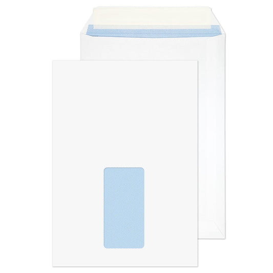 ValueX Pocket Envelope C5 Peel and Seal Window 100gsm White (Pack 500) - 23084