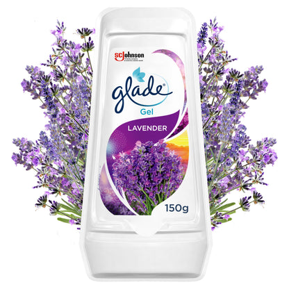 Glade Air Freshener Solid Gel Lavender 8x150g