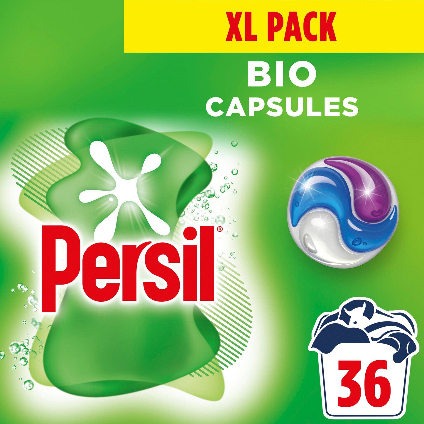 Persil Pro Formula 3 In 1 Washing Capsules Bio | 1 x 36 Washes