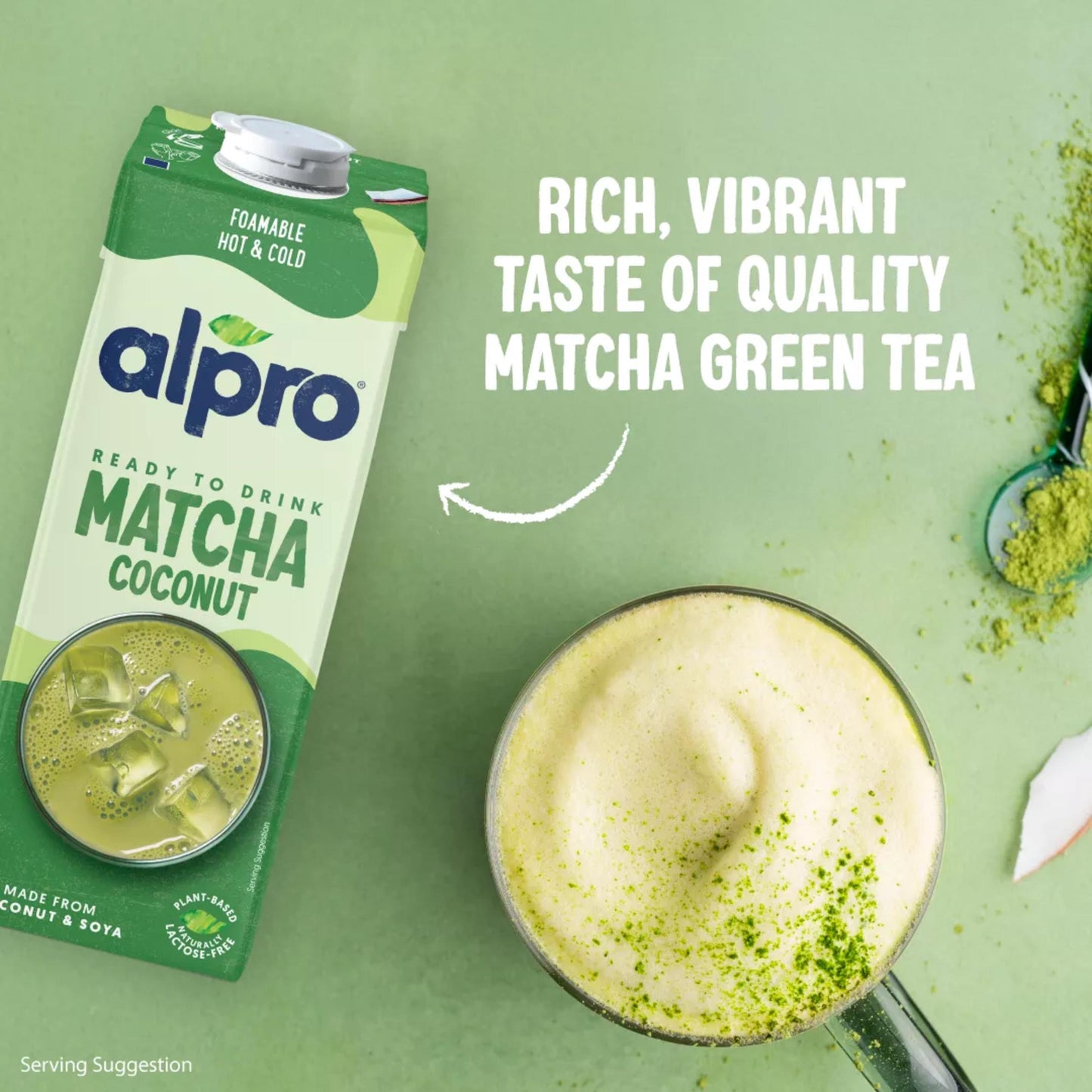 Alpro Barista Professional Matcha Coconut Milk 1 Litre