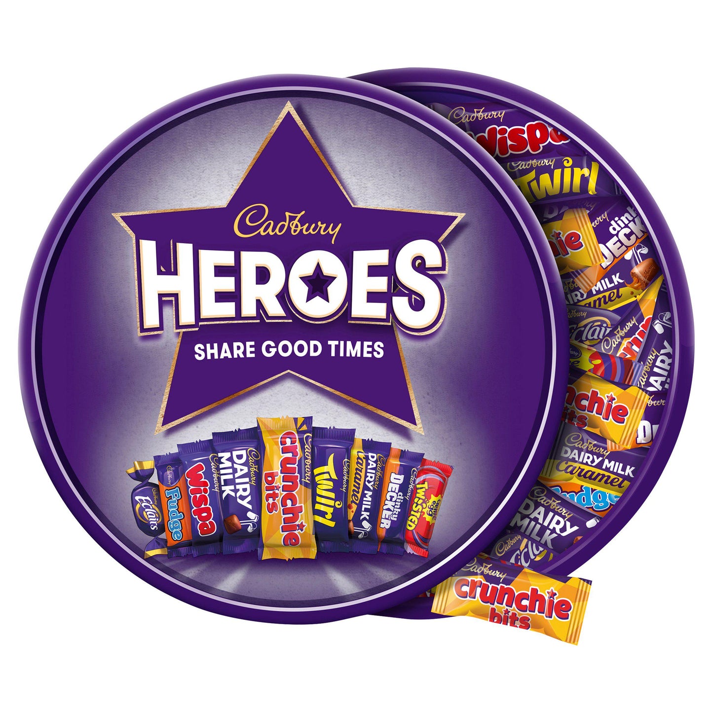 Cadbury Dairy Milk Heroes Tub, 550g | 10 x Tub Bundle