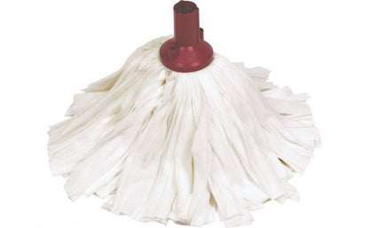 Janit-X Big White Mop Head Red (10 Mop Pack)
