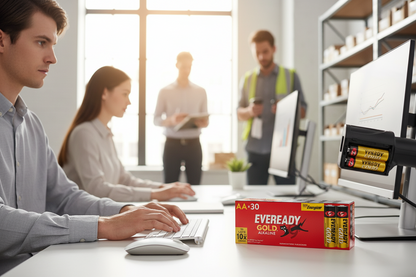 Eveready AA Alkaline Gold | 10 x Extra Life | 30 Pack