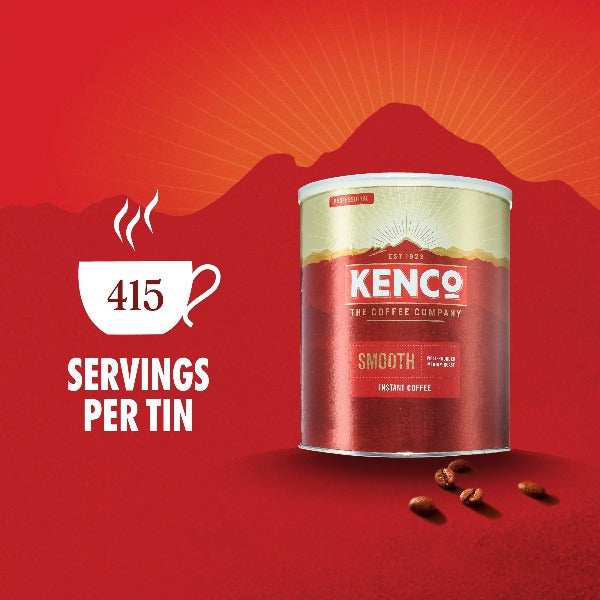 Kenco Smooth Instant Coffee Tin 750g {415 Cups}
