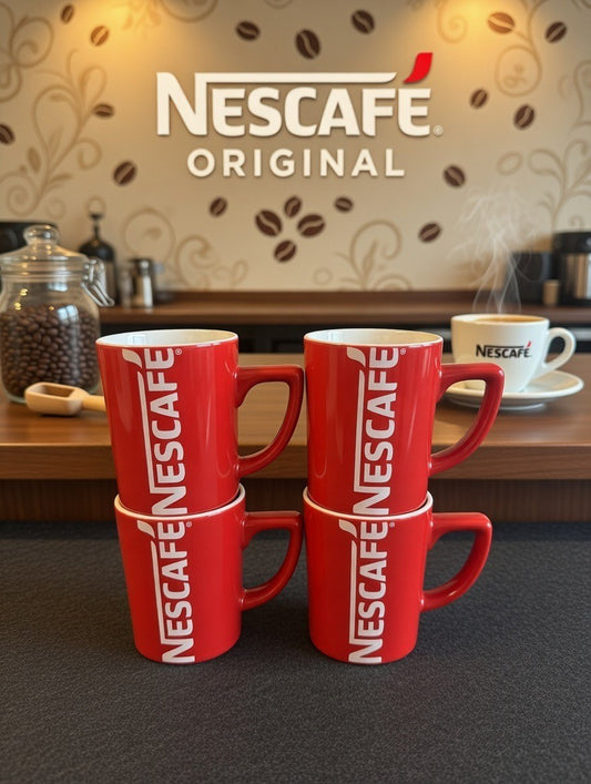 Nescafé Iconic Stylish Modern Red Tea &amp; Coffee Mug | New 2026 Designed Mugs