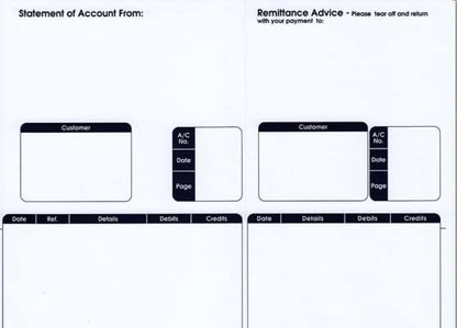 Sage (SE85S) Compatible A4 Statement/Remittance Advice Forms Pack 500's - UK BUSINESS SUPPLIES