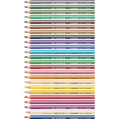 Stabilo Trio Thick Colouring Pencils Pack 24's