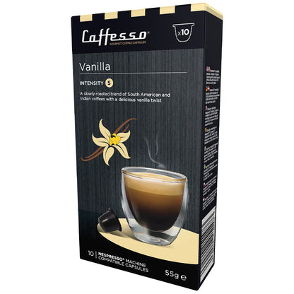 Caffesso Vanilla Nespresso Compatible 10 Pods