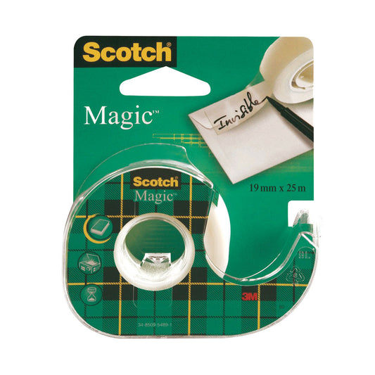 Scotch Magic Tape 810 19mm x 25m with Dispenser 8-1925D
