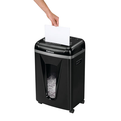 Fellowes Powershred 450M Micro Cut Shredder 22 Litre 9 Sheet Black 4074201