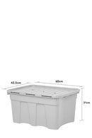 Wham Upcycle 54 Litre Croc Box and Lid