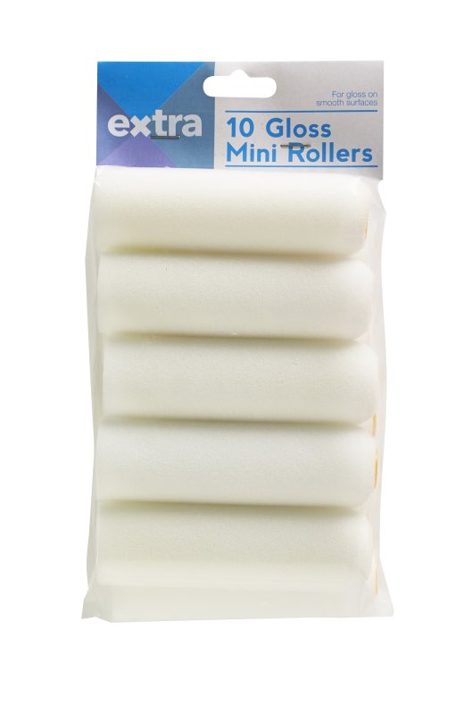 Harris "Extra" Value Mini Roller Sleeves for Gloss 10 x 4" Pack