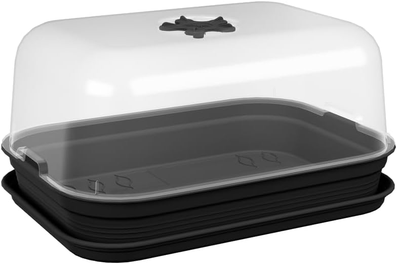 Elho Green Basics 3pc Grow Kit All-in-1 | Black