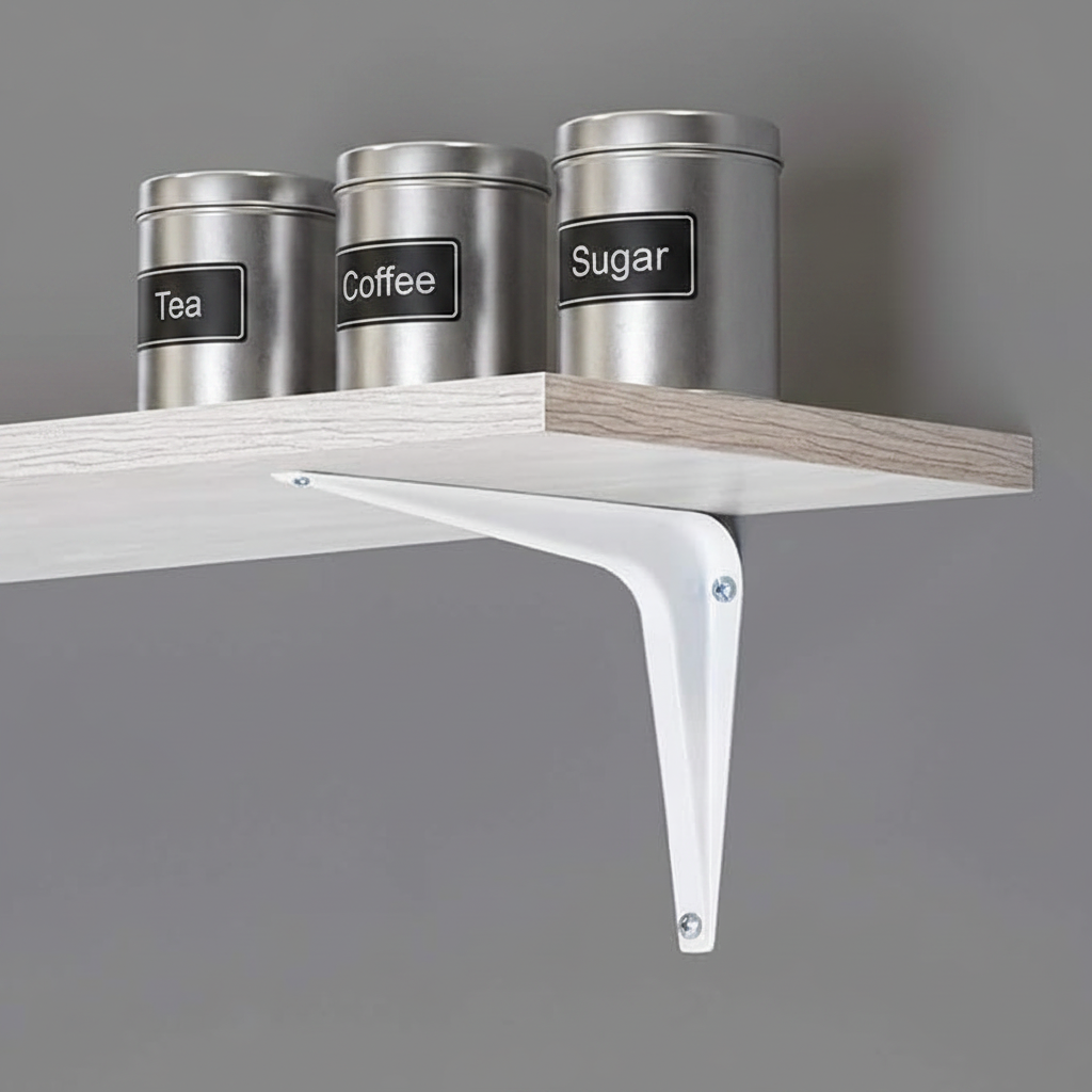 Fixtures London Shelf Brackets | 10 Pack | White | All Sizes