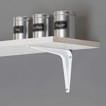 Fixtures London Shelf Brackets | 10 Pack | White | All Sizes