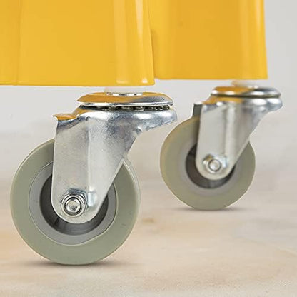 Yellow Colour Coded Mop Bucket With Wringer 17 Litre