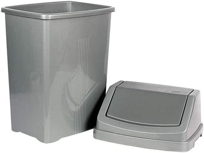 Wham Casa 25 Litre Swing Bin Silver/Grey - UK BUSINESS SUPPLIES