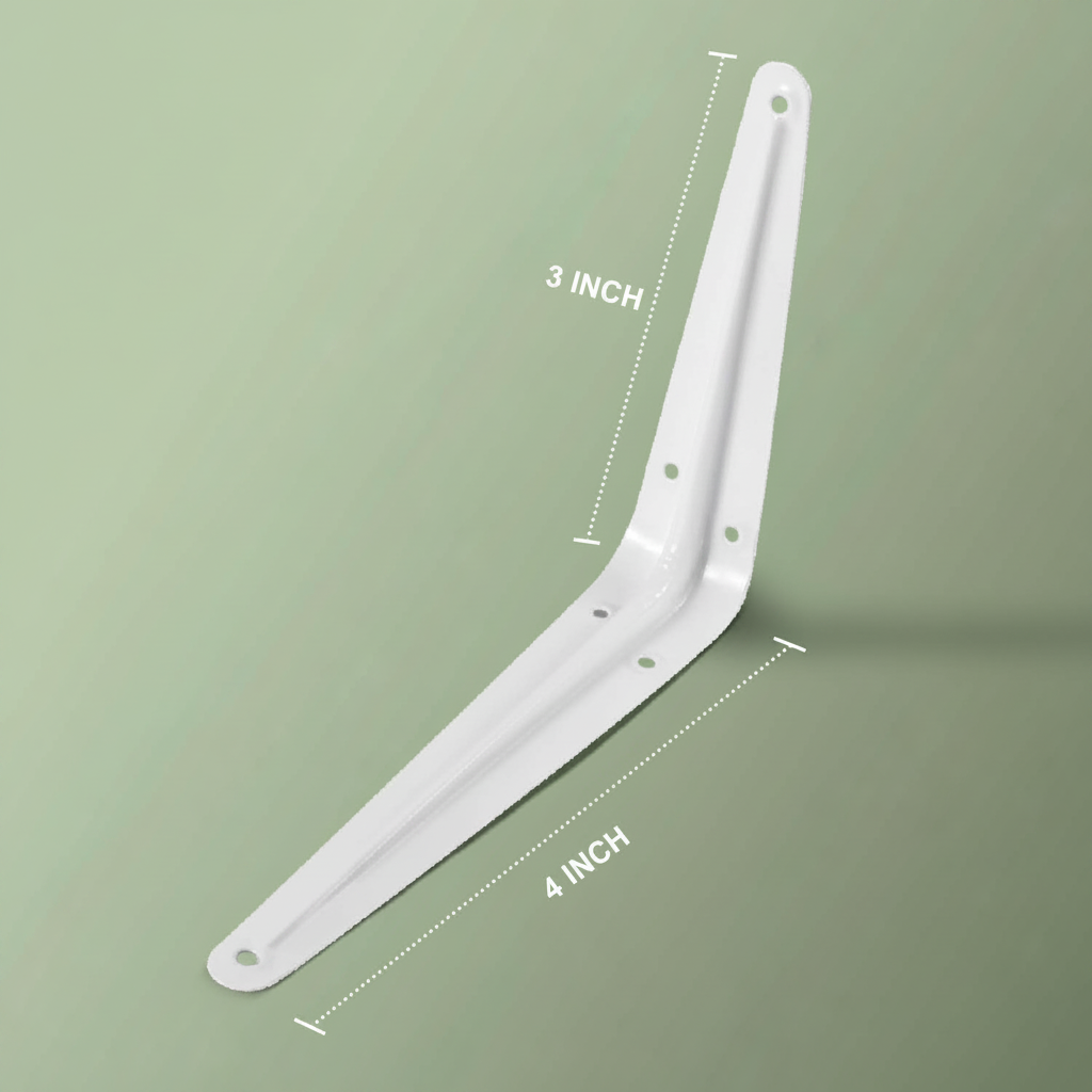 Fixtures London Shelf Brackets | 10 Pack | White | All Sizes