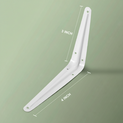 Fixtures London Shelf Brackets | 10 Pack | White | All Sizes