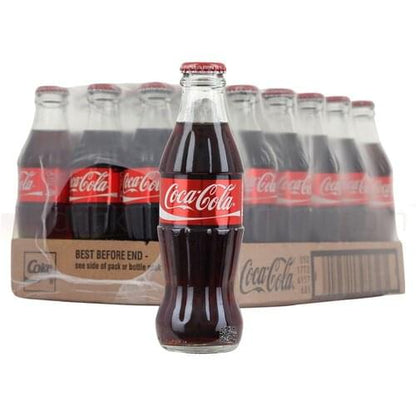 Coca Cola Iconic GLASS Bottles 24 x 330ml