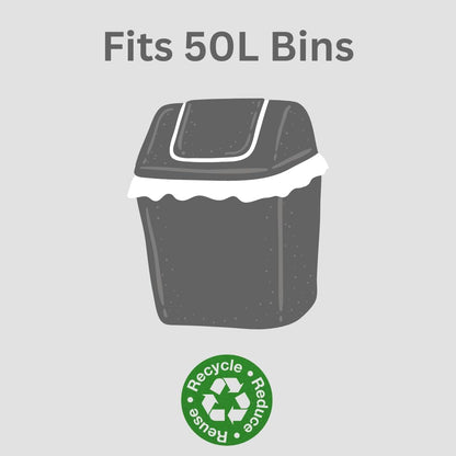 Ecobag Pedal Bin Liners Vanilla 30 Litre Pack 25's